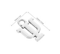 Beavorty 20 Pièces Pendentifs Psychologie Breloques Lettres pour Bijoux DIY Finitions Lisses et Durables Accessoires pour Colliers Bracelets Boucles Doreilles