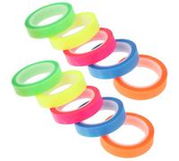 Beavorty 20 Rouleaux de Ruban Adhésif Fluorescent Étanche 0,6 Cm X 5 M, Transparent et Coloré, pour Surlignage et Annotation, Fournitures de Bureau Scolaires Pratiques et Visibles