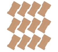 Beavorty 200 PièCes Cartes De PréSentation Pour Barrettes À Cheveux, Carton Kraft Brun, 11.5 X 6.6 Cm, IdéAl Pour Organiser Et Personnaliser Vos Accessoires, Avec Trous PréDéCoupéS