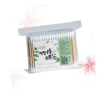 Beavorty 200 Pièces écouvillons de bourgeons de soins pour bébés coton-tige de maquillage bourgeons de coton cotons-tiges multifonctions de coton de maquillage Bambou