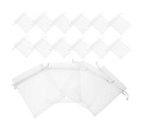 Beavorty 200pièces Sachets Cadeaux Organza Petits Sachets à Bijoux Avec Cordon De Serrage Pour Colliers Bagues Emballage De Voyage Et Cadeaux De Mariage