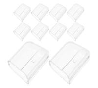 Beavorty 20pièces Couvercles De Protection Transparent pour Brosse à Dents Caps De Voyage pour Manuelles Et Électriques Housses De Rangement Anti-poussière