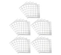 Beavorty 25feuilles Autocollants pour Extensions de Cils Patchs Ronds Aluminium Supports pour Colle à Cils Imperméables et Non Irritants