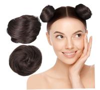 Beavorty 2pièces Claw Clip Bun Extensions Fake Buns for Women Lightweight Deep Hair Accessories