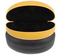 Beavorty 2Pièces Étui Cuir Coque Rigide Portable Pour Verres Rangement Élégant Et Sécurisé