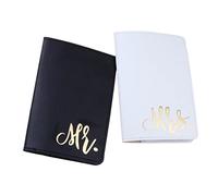 Beavorty 2pièces Étui De Voyage Livret De Passeport Porte-Documents Porte-Passeport Portefeuille