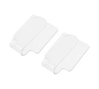 Beavorty 2pièces Palette de Mélange de Maquillage Acrylique Transparente Lot de Palettes de Maquillage Portables pour Mixage de Couleurs