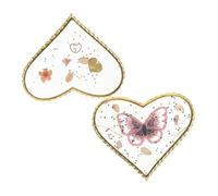 Beavorty 2pièces Palette De Mélange Pour Vernis à Ongles Résine Palette De Nail Art Pour Mélanger Couleurs De Manucure Plateau De Présentation Pour Ongles