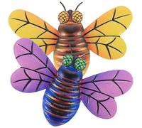 Beavorty 2pièces Pendentif Abeilles Fer Décoration Murale Intérieur Scène Lot De Abeilles Similaires Métal Pour Décorer Jardin Ou Fenêtre