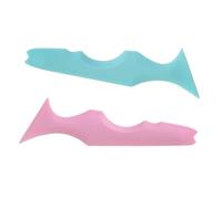 Beavorty 2pièces Pochoirs Pour Eye-liner Biseauté Et Sourcils Débutants Gabarit De Maquillage Silicone Réutilisable Outil De Guidage Pour Fards à Paupières