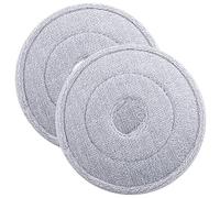 Beavorty 2pièces Rechange pour Mop à Forme Ronde Outil De Nettoyage Domestique Compatible Sols Et Carrelage