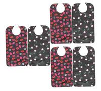 Beavorty 3 Ensembles Bavoir Imperméable Bavoirs Adultes Pour Personnes Âgées Lavables Bavoir Adulte De Vêtements De Salle À Manger Accessoires Pour Manger Polyester 2 Pièces * 3