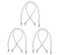 Beavorty 3 Ensembles Chaîne De Chic Avec Perles Imitation Pour Pantalons Accessoire De Mode Rétro Pour Jeans Et Vêtements 2 Pièces * 3