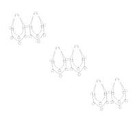 Beavorty 3 Ensembles Ornement Du Pendentif Étoile À Cinq Points Accessoires Jeans Chaînes De Taille Chaîne De Jean Chaîne De Pantalons Superposés Alliage De Zinc 2 Pièces * 3