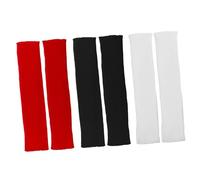 Beavorty 3 Paires Jambières Laine Tricotée Rayées Couvre Chaudes pour Hiver Automne Lot de Confort et Chaleur pour Femmes