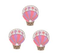 Beavorty 3 Pièces Broche Cœur Ballon Badge Kawaii Romantique Sécurisé pour Sac à Dos et Vêtement pour Fête des Mères Saint Valentin