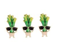 Beavorty 3 Pièces Broche De Chapeau Adultes Drôle Vêtements Pull-over Revers Broche Broche Châle Fou Broches De Légumes Broche Décorative Esthétique De La Broche Épingle à Chapeau Alliage