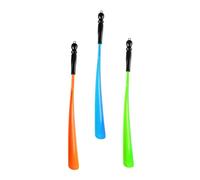 Beavorty 3 pièces Chausse-pied à Main Pratique pour Chaussures Aide Ergonomique pour Personnes Âgées Femmes Enceintes Design Portable et Résistant Surface Lisse sans Bavure