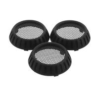Beavorty 3 Pièces Couvercle Arrière Ventilé Noir en Nylon pour Sèche-cheveux, Accessoire Polyvalent et Remplacement sans Couture, pour Usage Professionnel en Salon Voyage