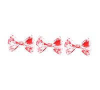 Beavorty 3 Pièces épingle à cheveux barrettes à cheveux pince à cheveux nœud en tissu sanglant arc de cheveux barrette halloween bandeau halloween pince à cheveux nœud sanglant Métal