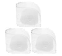 Beavorty 3 Pièces Étui de Montre Transparent malette Rangement présentoir à Bijoux Regarder Un Rack d'affichage