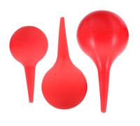 Beavorty 3 pièces Kit de Lavage Oreille Bulbes Caoutchouc Rouge Anti-dérapant Pour Garçon Fille Garçon Fille Adultes Nettoyage Sans Traumatismes