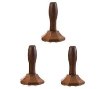 Beavorty 3 Pièces Masseur à bille roulante corps rouleau de rouleau de massage rouleau massage rouleau visage massage brosse corporelle de massage en bois masseur de bras portable