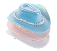 Beavorty 3 Pièces Mini Cowboy Hats Hair Clip For Party Small Western Cowgirl Accessories With Vibrant Colors And Detailed Craftsmanship For Birthday And Themed Celebrations