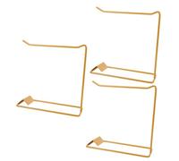 Beavorty 3 Pièces Présentoir Nail Color Chart Holder Métal Doré Support Ongles Factice pour Salon et École de Manucure Rangement Élégant pour Échantillons Vernis Gel et Nail Art