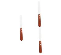 Beavorty 3 pièces Spatule à Cire Acier Inoxydable avec Manche Bois pour Épilation Corps Outil Pratique et Portable pour Salon et Usage Personnel Racloir à Épilation et Sécurisé