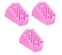 Beavorty 30 Pièces Aiguille Permanente Fer à Friser Outil De Sertissage De Cheveux Rouleau Bigoudis Pour Femmes Pas De Bigoudis Chauffants Bigoudis Bigoudis Souple Abdos Coller Manquer Rose