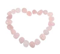 Beavorty 300g Quartz Rose Roulé Vrac Cristaux De Quartz Rose Pierres Roulées Pour Aquarium Jardins Extérieurs Pots De Plantes Et Décoration