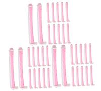 Beavorty 36 Pièces De Coiffure Doubles Bigoudis Bigoudis Portables Tiges De Perm De Cheveux Rouleaux De Cheveux Pour Femmes Bigoudis Tiges De Boucles De Cheveux Tige De Perm Pour Le