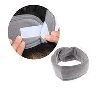 Beavorty 3pièces Bandeau Pour Femmes Réglable Pour Maquillage Douche Yoga Et Sport Gris