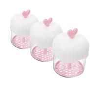 Beavorty 3pièces Mousseur à Shampoing Et Visage Forme De Cœur Transparent Pour Créer Une Mousse Instantanée Avec Divers Produits Nettoyants