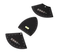 Beavorty 3pièces Règle à Sourcils avec Gabarits Réutilisables Guide pour Modeler les Sourcils Formes V et Demi-éventail Outil de Précision pour Femmes