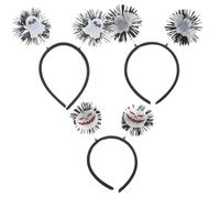 Beavorty 3pièces Serre-tête Phosphorescent Chauve-souris Citrouille Bandeau Lumineux Halloween Coiffe Fantôme Accessoire Cheveux Fête Cosplay