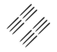 Beavorty 4 Ensembles Stylet À Double Tête Coussinets d'oreille Bouton sans Marque Stylet Mobile Casque De Téléphone Capacitif Abdos Black 3 Pièces * 4