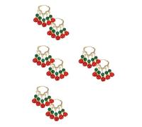 Beavorty 4 Paires Boucles Oreilles Femme Fantaisie Élégantes de Style Palais Rétro avec Perles Raffinées Adaptées Aux Tenues Décontractées et Cérémonies