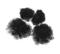 Beavorty 4 Pièces Afro Wig Bun For Synthetic Curly Hair Extensions With Hair Clip For Parties And Dress-up