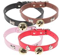 Beavorty 4 Pièces Collier De Chèvre Lait De Chèvre pour Chien Chèvre Qui Chante Chèvres Mangeoire pour Chèvre Collier De Chien d'automne Colliers De Chèvre Unité Centrale Alliage Bride