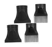 Beavorty 4 pièces Diffuseur Sèche Cheveux Plastique Embouts Polyvalents pour Coiffage Précis Compatible Plupart des Marques Kit Compact pour Salon et Voyage
