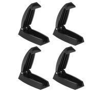 Beavorty 4 Pièces Loquet de Porte Noir en Plastique pour Camping-Caravane, Installation Facile, Compatibilité, pour Porte de Soute et Aménagement DIY