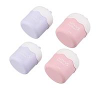 Beavorty 4 pièces Mousseur Visage Portable pour Nettoyage Profond Générateur de Mousse Riche et Outil de Soin Facile à Utiliser pour Nettoyage Quotidien