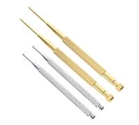 Beavorty 4 pièces Outils de Massage Auriculaire Acier Inoxydable Stylo de Palpation Pointe pour Auriculothérapie et Détection Points Dacupression Portable et Antidérapant