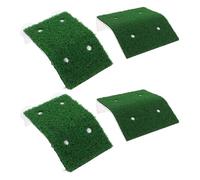 Beavorty 4 Pièces Rampe D’évacuation Plastique Vert avec Ventouses, pour