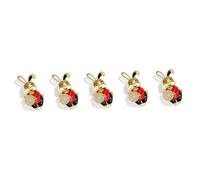 Beavorty 5 Pièces Accessoires De Broche Goupille Lapin Broches Et Épingles Pour Femmes Broche De Dame Broche Épinglette Jolie Broche De Noël Broche D'or Broche D'amour Bijoux Broche Cuivre