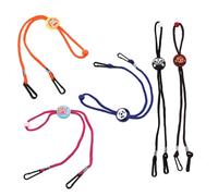 Beavorty 5 Pièces Lanières Ajustables pour Garçon Fille Porte Masque et Porte Lunettes Motifs Cartoons Sécurisés Antichute