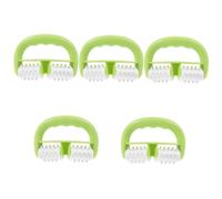 Beavorty 5 Pièces Masseur De Colonne Cervicale Massage Du Cou De Rouleau Musculaire Rouleau De Massage Jambe Le Muscle Masseurs De Manuels Outils Manuels De Massage Green