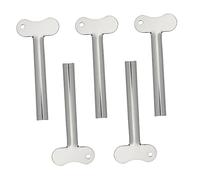 Beavorty 5 Pièces Pince à Dentifrice Acier Semi Circulaire Presse Tube Durable pour Suspension Extracteur Manuel Pratique pour Usage Domestique